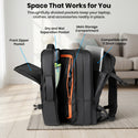 TECPHILE – Travel Laptop Bag 22L–37L Expandable and Convertible Bag - 2