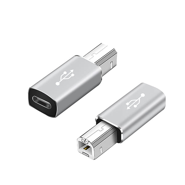 TECPHILE – USB B to USB C Printer Square Port Adapter - 11