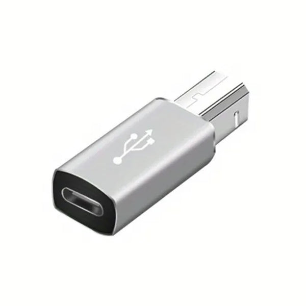 TECPHILE – USB B to USB C Printer Square Port Adapter - 1