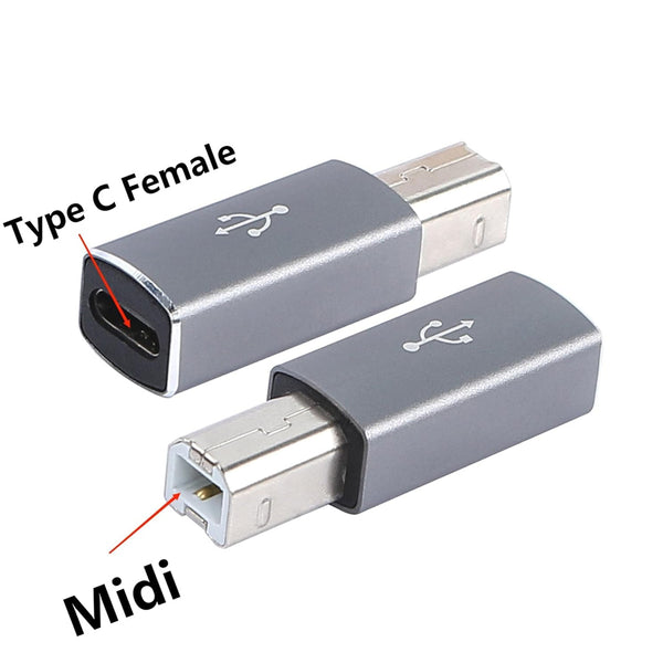 TECPHILE – USB B to USB C Printer Square Port Adapter - 6