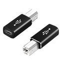 TECPHILE – USB B to USB C Printer Square Port Adapter - 20