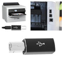 TECPHILE – USB B to USB C Printer Square Port Adapter - 17