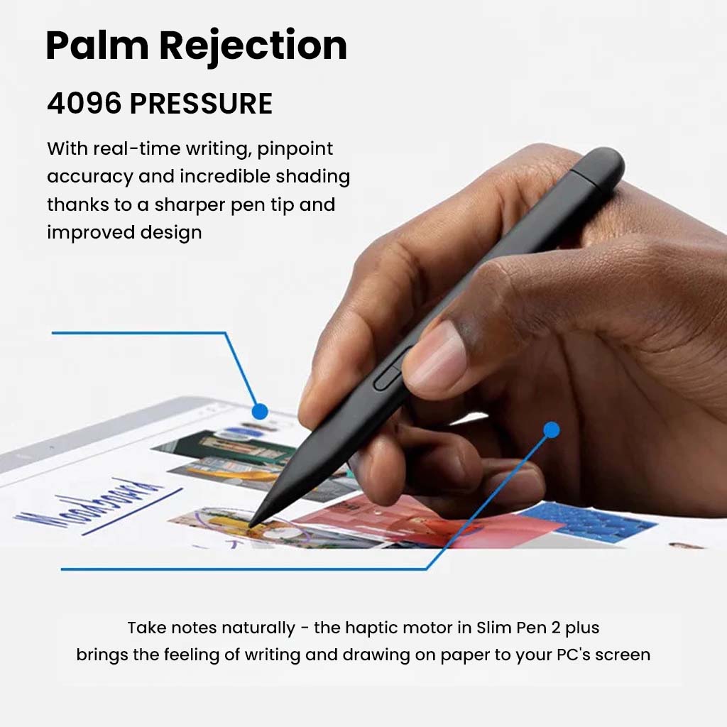 TECPHILE X1 Pro Active Stylus Pen for Microsoft Surface with Palm Rejection