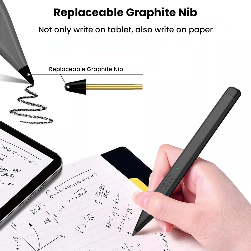 SUPERNIGHT Surface Pen Slim, Stylus Pen Surface 4096 Drukgevoeligheid met HB /H / 2H Tip vervangende tip, Tilt Palm Rejection snel opladen voor Surface Pro 3/4/5/6/7 / X/Go/Laptop/Studio/Book