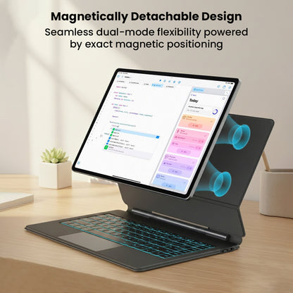 Magnetic detachable design for Galaxy Tab S11 Ultra keyboard case