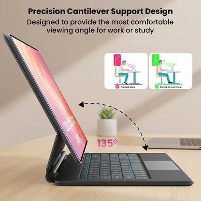Galaxy Tab S11 Ultra with adjustable viewing angle for work or study