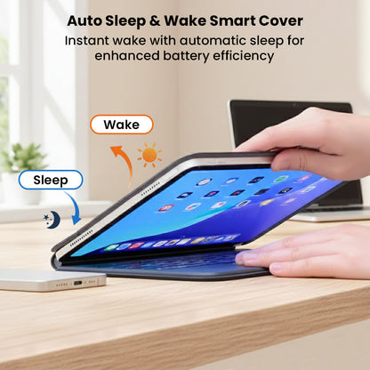Folded protective tablet cases with front and rear protection