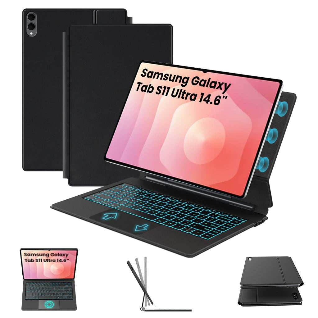 Samsung Galaxy Tab S11 Ultra 14.6-inch tablet with keyboard case