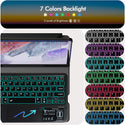 XZT-S9 Keyboard Case for Galaxy Tab S10 FE/S9 FE/S9 with Touchpad & 360° Cover - 4