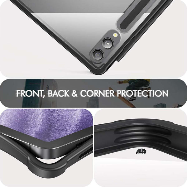 XZT-S9 Keyboard Case for Galaxy Tab S10 FE/S9 FE/S9 with Touchpad & 360° Cover - 8