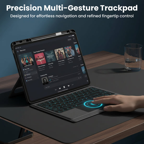 TECPHILE- TJ-OP132 Keyboard Case for OnePlus Pad 2/3/4 Pro 13.2 - 3