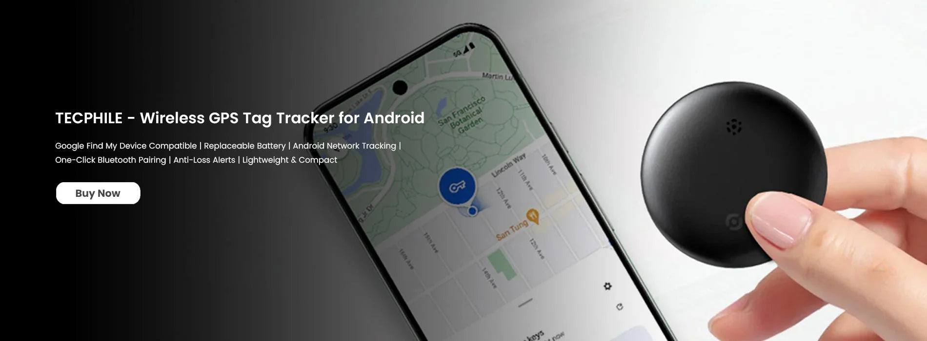 TECPHILE - Wireless GPS Tag Tracker