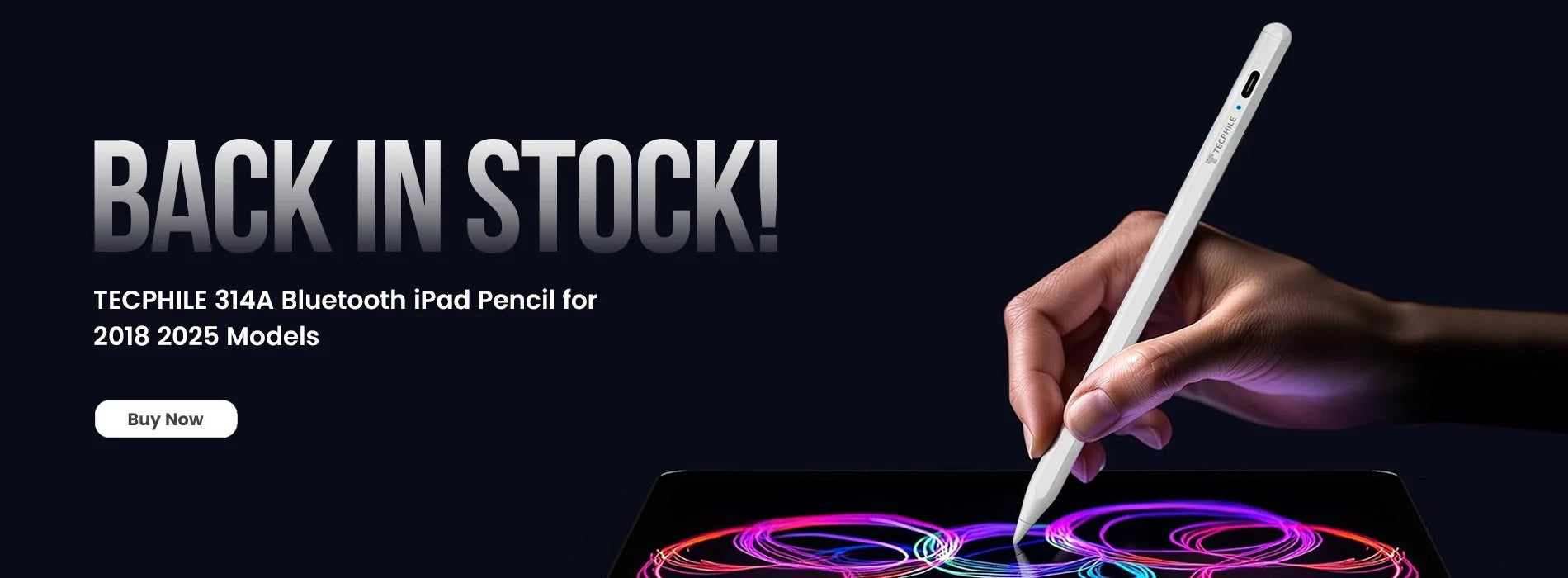 TECPHILE 314A Bluetooth iPad Pencil