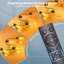TECPHILE – ST38 50ft Outdoor String Lights Waterproof & Dimmable Bulbs - 2
