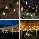 TECPHILE – ST38 50ft Outdoor String Lights Waterproof & Shatterproof Bulbs - 5