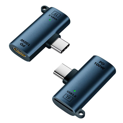 TECPHILE Type C to MicroSD Card Reader OTG Adapter with with USB 3.0 Super Speed