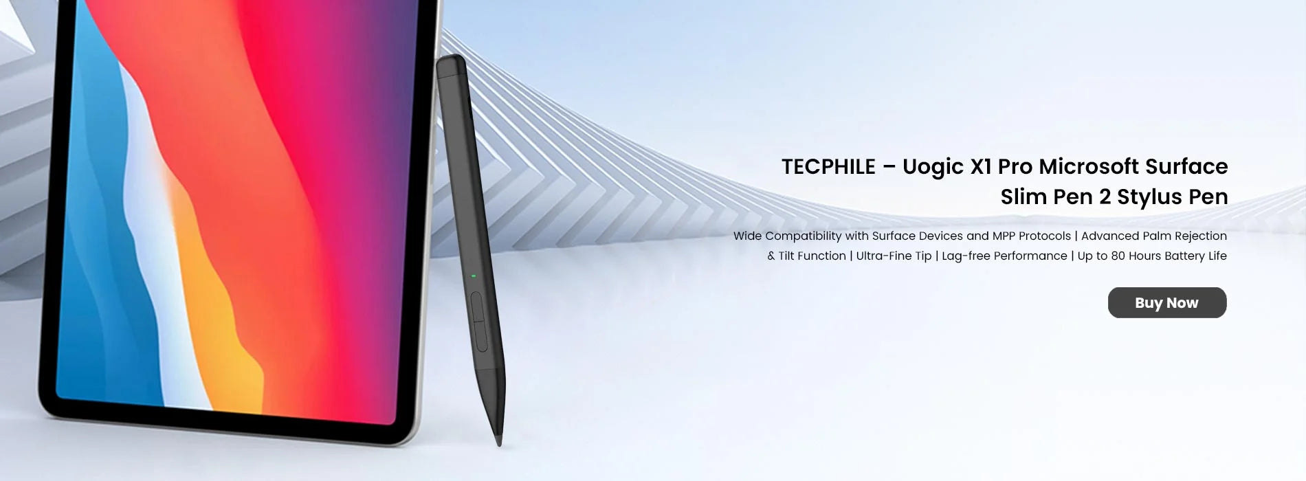 TECPHILE – Uogic X1 Pro Microsoft Surface Slim Pen 2 Stylus Pen