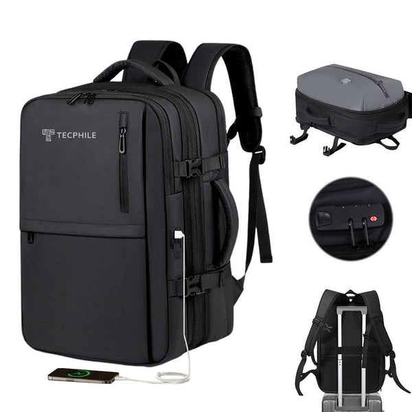 TECPHILE – VacuPack Travel Vacuum Backpack 30-60L Expandable Laptop Bag - 1