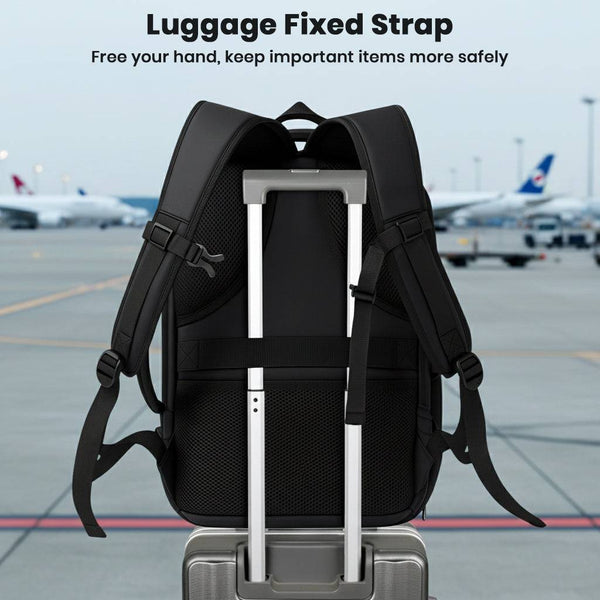 TECPHILE – VacuPack Travel Vacuum Backpack 30-60L Expandable Laptop Bag - 12