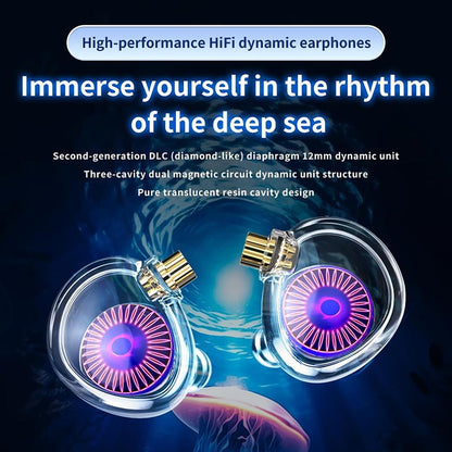 TRN Medusa 12mm 2nd Gen DLC Dynamic Driver IEM earphone