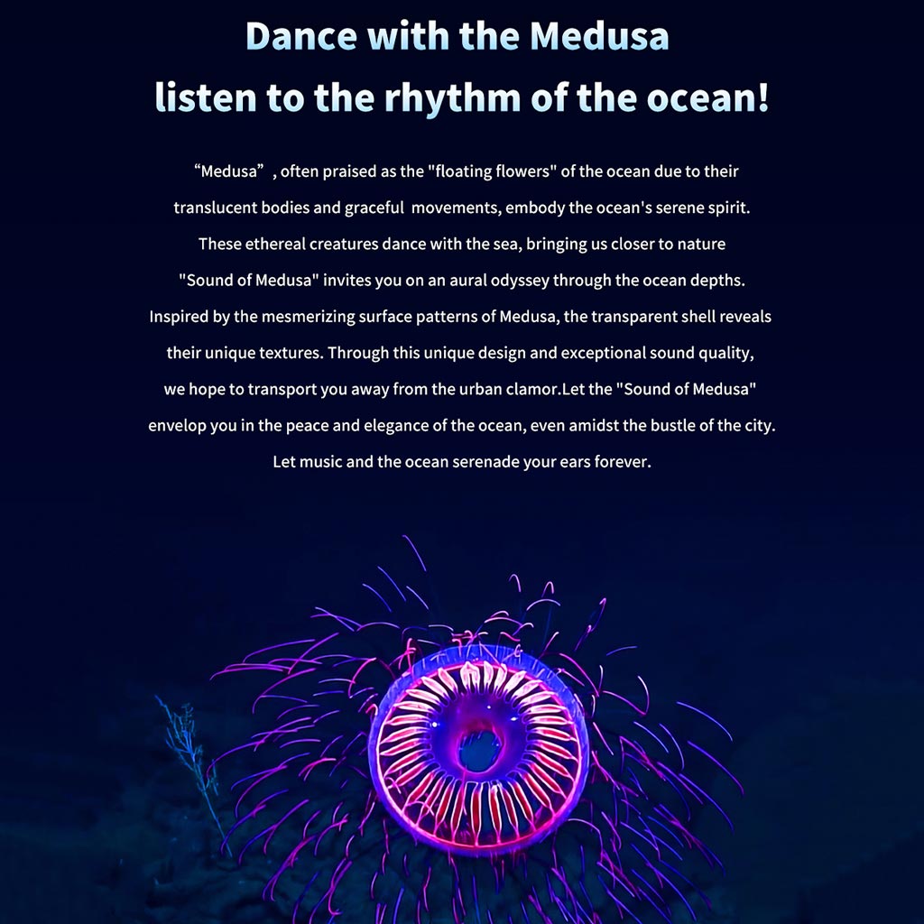 TRN Medusa 12mm 2nd Gen DLC Dynamic Driver IEM ocean theme