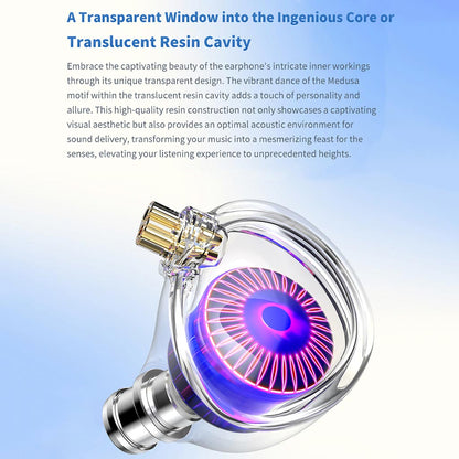 TRN Medusa 12mm 2nd Gen DLC Dynamic Driver IEM resin shell