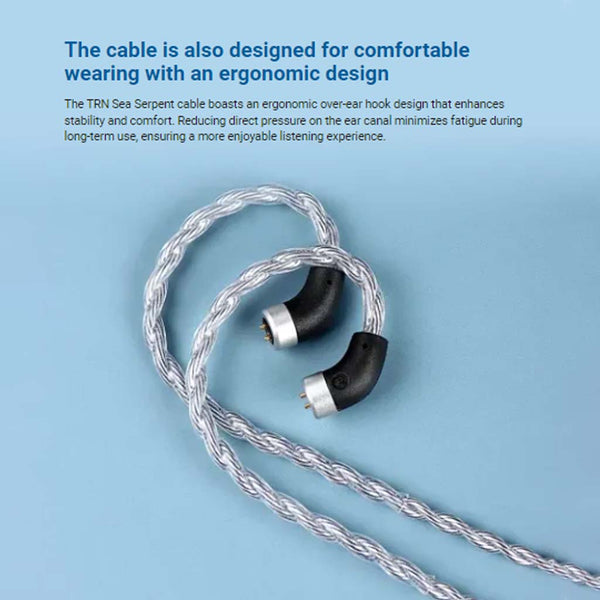 TRN Sea Serpent 4 Core Copper & Silver Mixed Upgrade Cable - 6