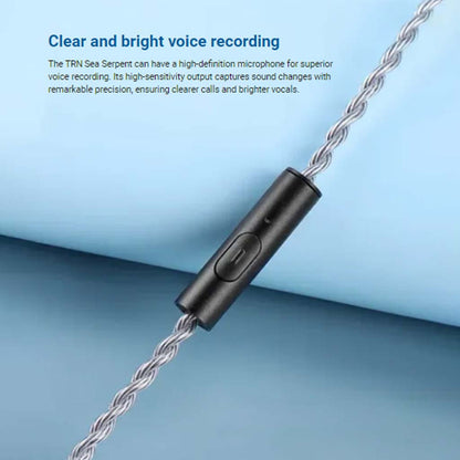 TRN Sea Serpent 4 Core Copper & Silver Mixed Upgrade Cable mic