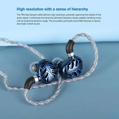 TRN Sea Serpent 4 Core Copper & Silver Mixed Upgrade Cable 1