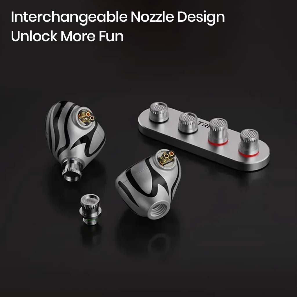TRN White Tiger Hybrid Dual Dynamic Driver + Planar Diaphragm IEM