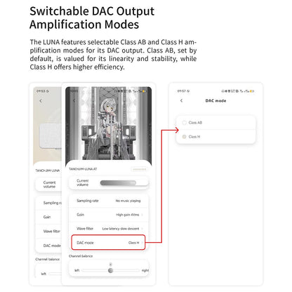Tanchjim Luna Protable DAC & Amp Switchable DAC Output