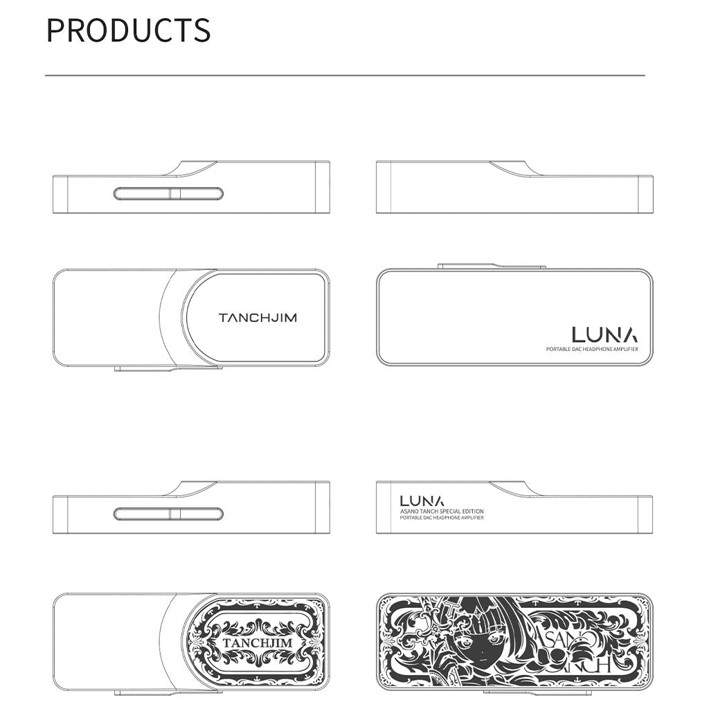 Tanchjim Luna Protable DAC & Amp Product Design