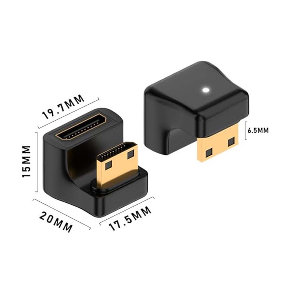 Tecphile CA129 P1 MiniHDM HDF C8K08 Adapter Black