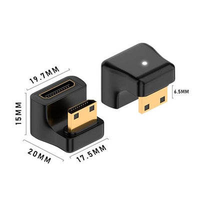 Tecphile CA129 P1 MiniHDM HDF C8K08 Adapter Black