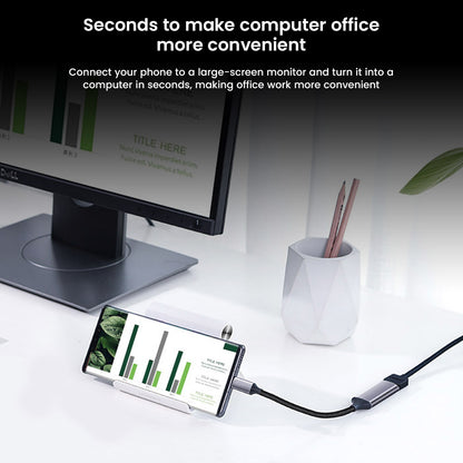 TECPHILE - Type-C to 1000Mbps Ethernet Adapter (18CM)