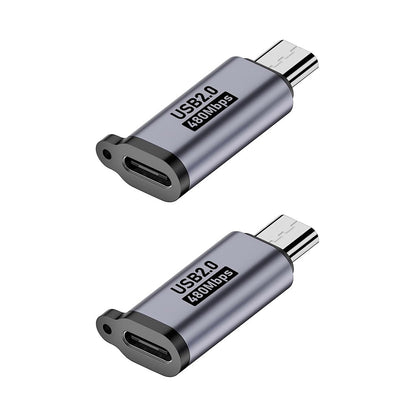 TECPHILE- Type-C USB 2.0 OTG Adapter Connector