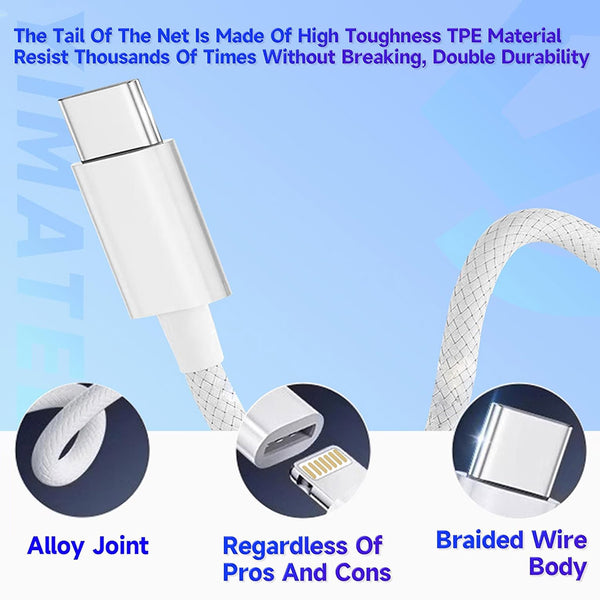TECPHILE- Type-C to Lightning Adapter Cable (8cm) - 4