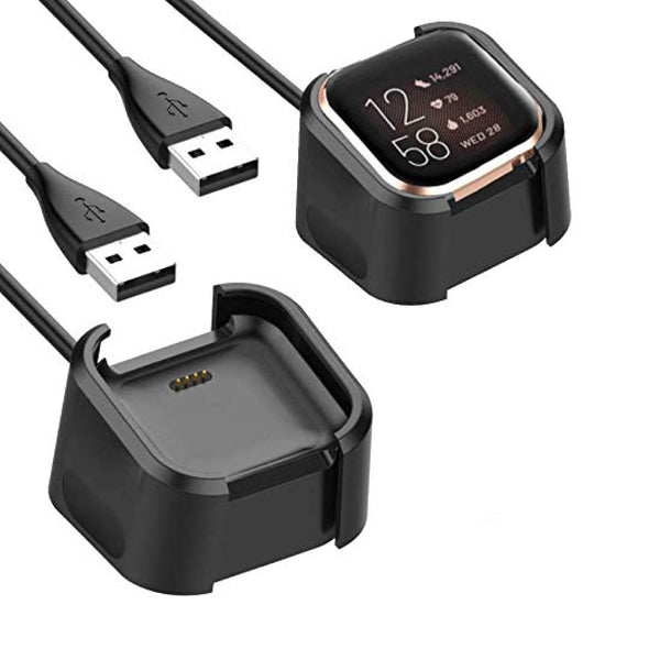 TECPHILE - Charger Dock Cable Compatible Versa 2 Smartwatch - 3