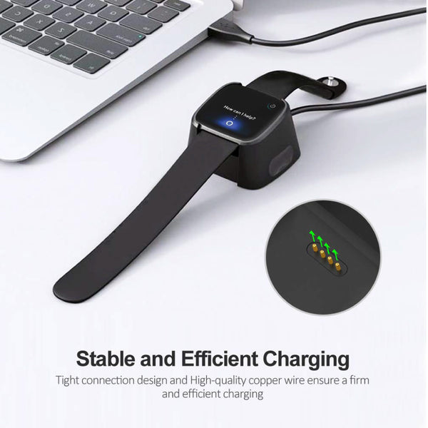 TECPHILE - Charger Dock Cable Compatible Versa 2 Smartwatch - 4