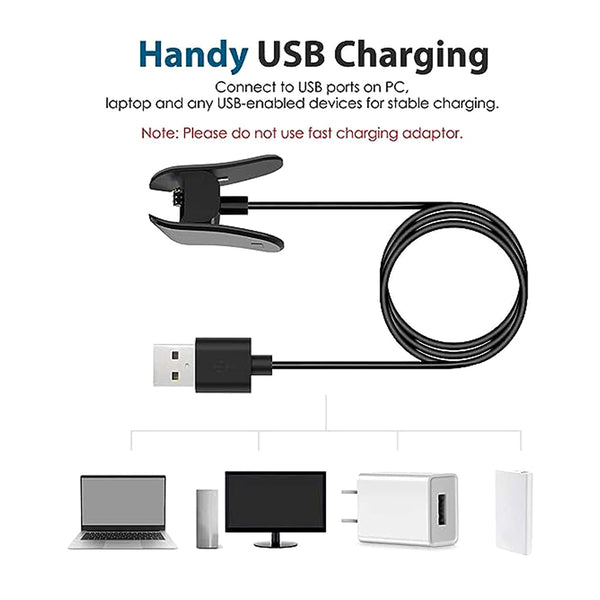 TECPHILE - Garmin Vivosmart 3 Data Transfer & USB charging cable - 6