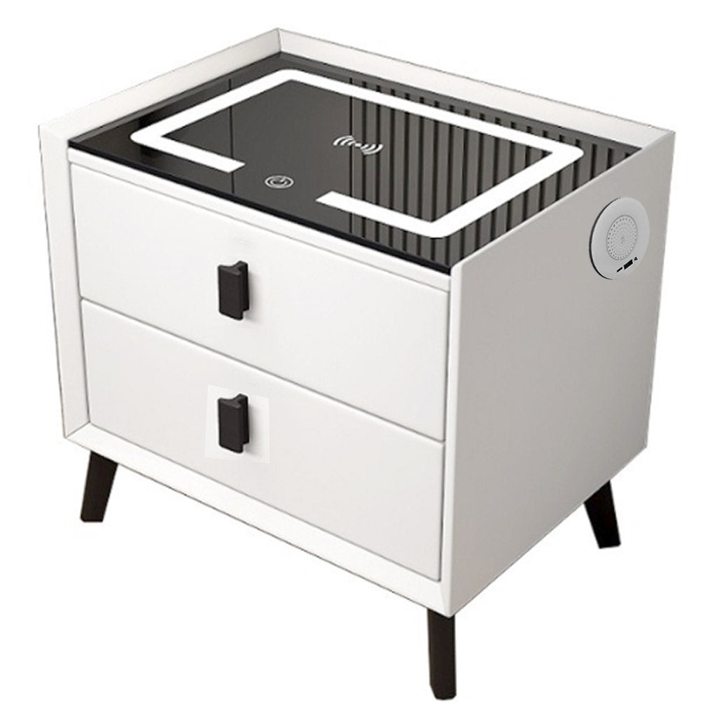 TECPHILE Smart Side Table with Wireless Charging Station | Concept Kart