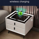 TECPHILE - Smart Side Table with Wireless Charging Station (Nightstand) - 2