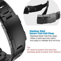 TECPHILE - Stainless Steel 22mm Watch Band Strap for Garmin - 2