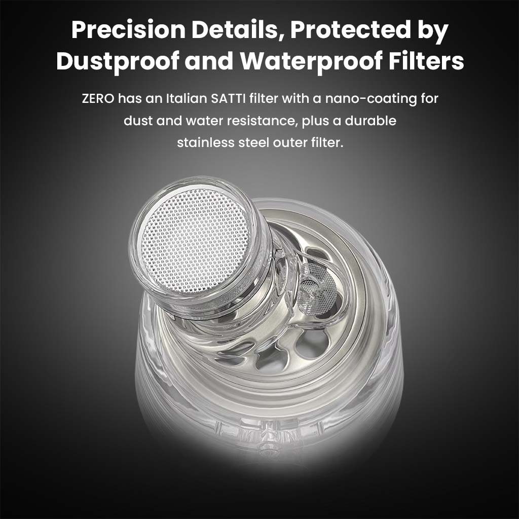 TANCHJIM Zero Ultima IEM SILVER waterproof filters