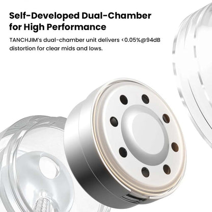 TANCHJIM Zero Ultima IEM SILVER self-developed dual chamber