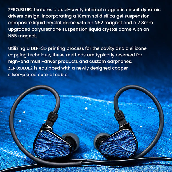 Truthear x Crinacle Zero: Blue2 Dual Dynamic Driver IEM - 7