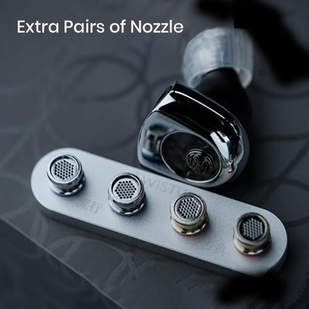 Twistura D Major in ear monitor replaceable nozzle filters