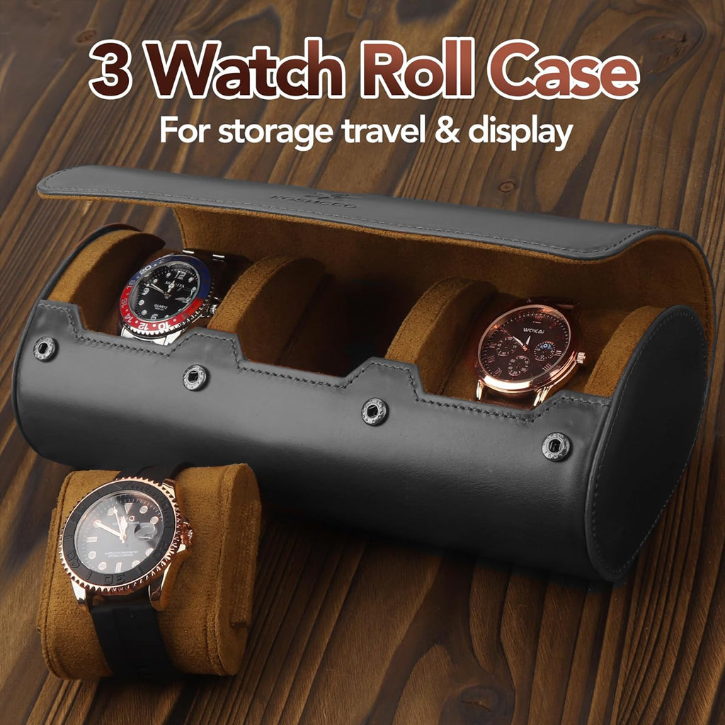 WC05 Watch Box Holder Organizer Case with 3 Slot