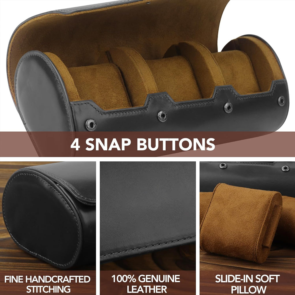 WC05 Watch Box Holder Organizer Case with 3 Slot