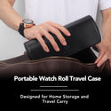 WC05 Watch Box Holder Organizer Case with 3 Slot - 6